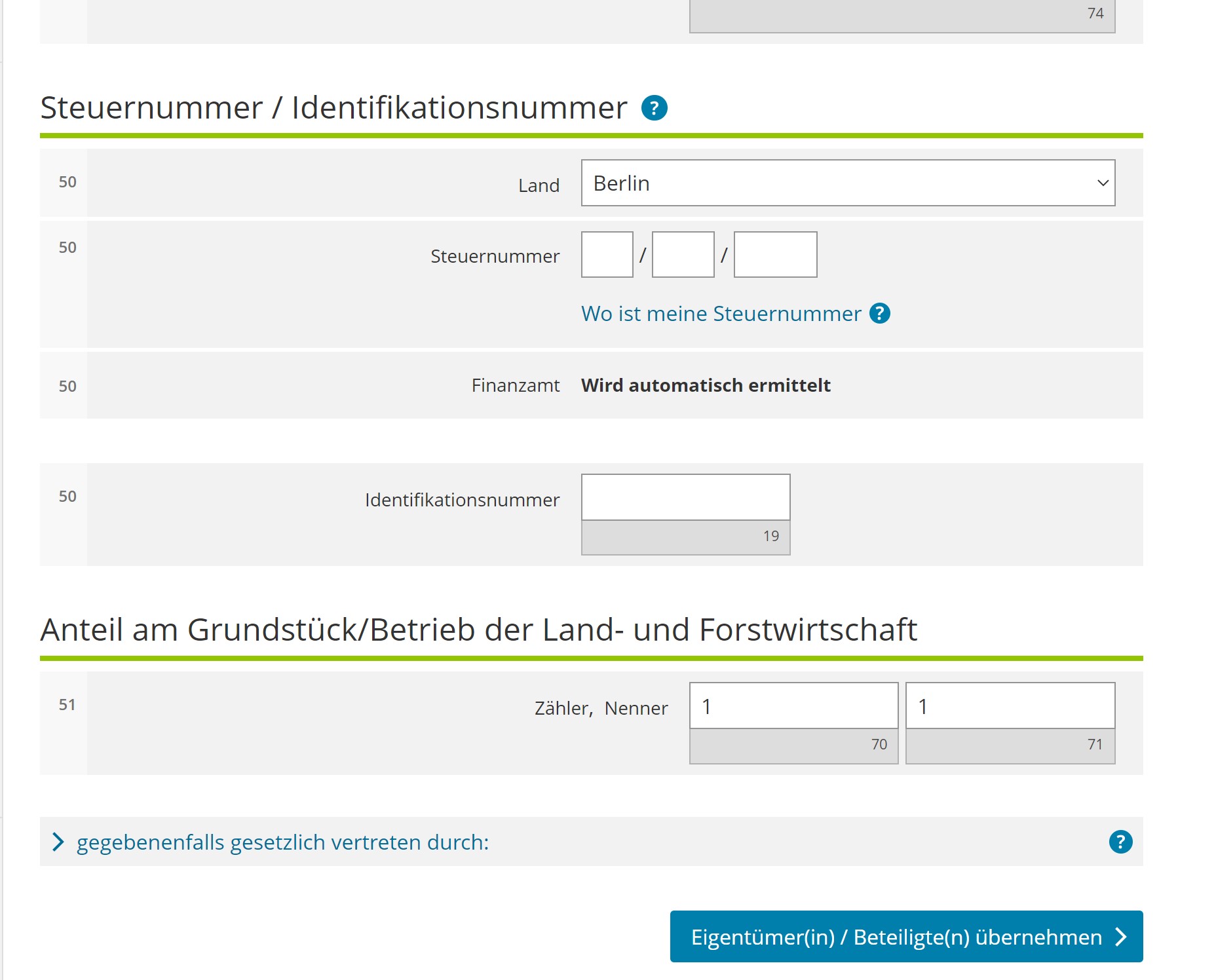 Grundsteuererklarung Andern Nach Abgabe